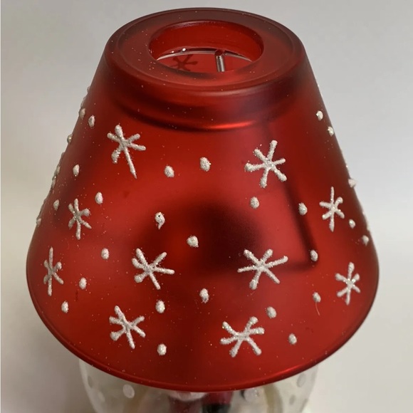 Gorham 1831 Crystal Christmas Winter Follies Santa Globe Tea Light Candle Holder - Picture 6 of 13